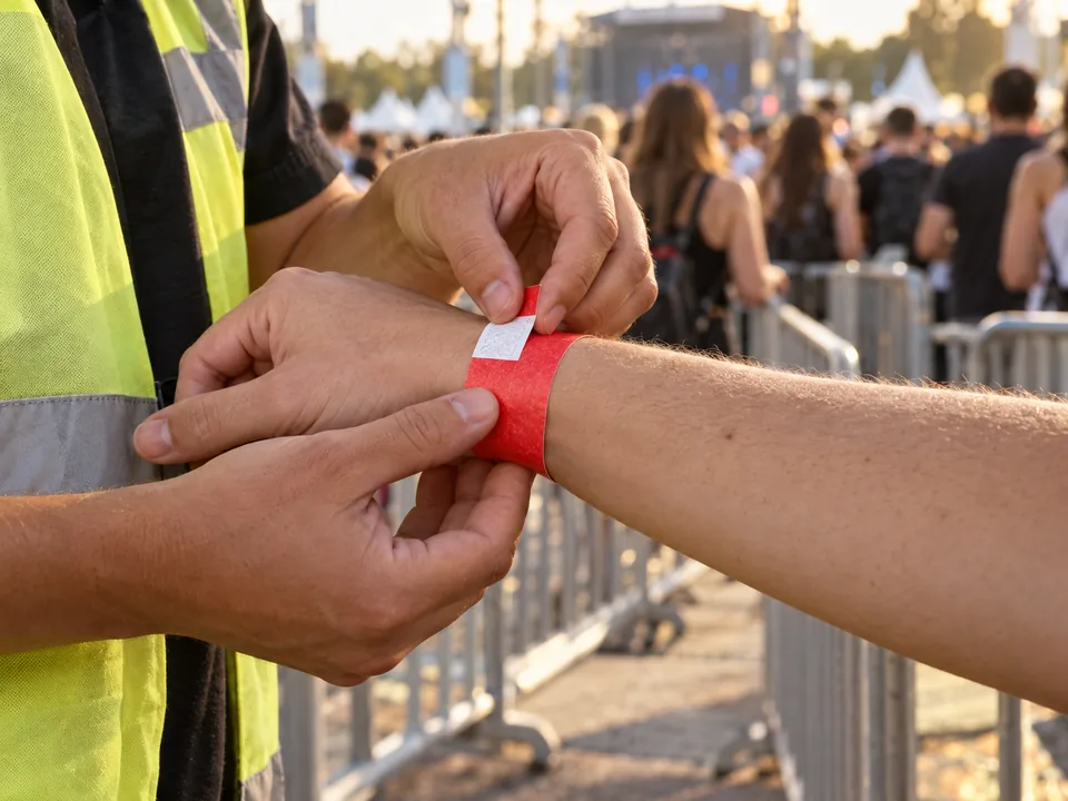 Pulseras de control de acceso