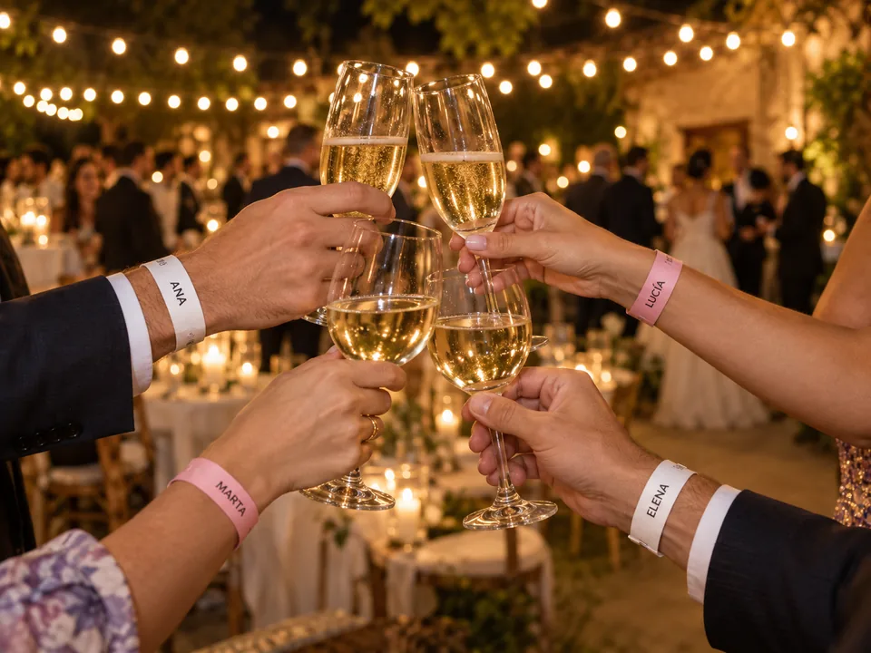 Pulseras para fiestas y bodas