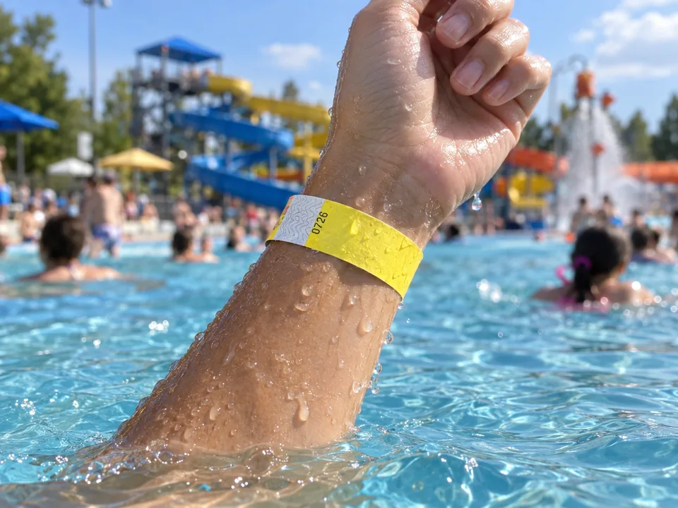 Pulseras para piscinas y parques acuáticos